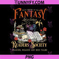 Fantasy Readers Society Book Lover PNG, Dragons Wizards PNG