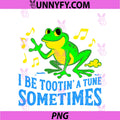 Farting Frog I Be Tooting A Tune Musical Farts PNG, Funny Joke PNG