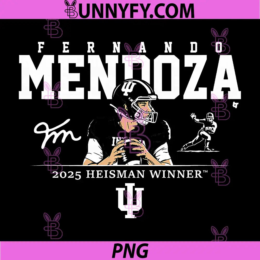 Fernando Mendoza 2025 PNG, Heisman Winner Indiana Football PNG