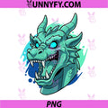 Ferocious Ice Dragon PNG, Head Fantasy Gaming PNG