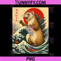 Ferretzilla Ferret PNG, Japanese Art Funny PNG