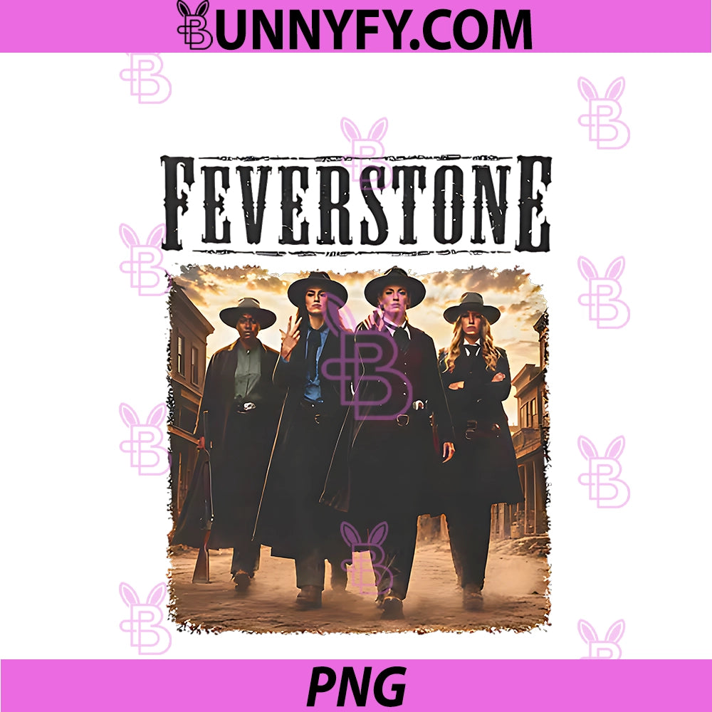 FeverStone PNG, Vintage Western Cowgirl Graphic PNG