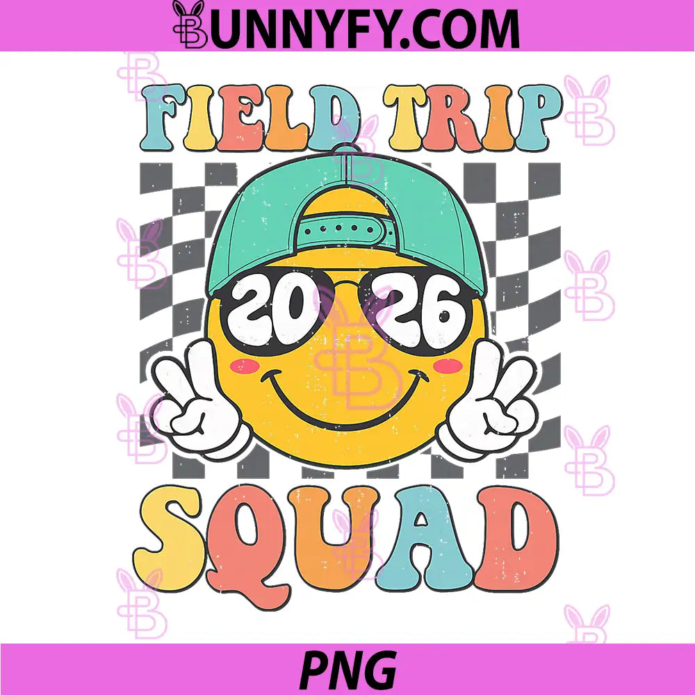 Field Trip Squad PNG, School Field Day 2026 Teacher Student PNG