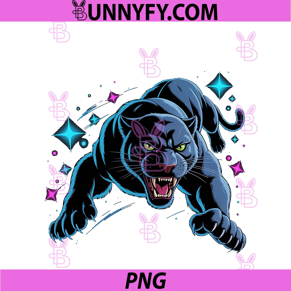 Fierce Black PNG, Panther Attack PNG