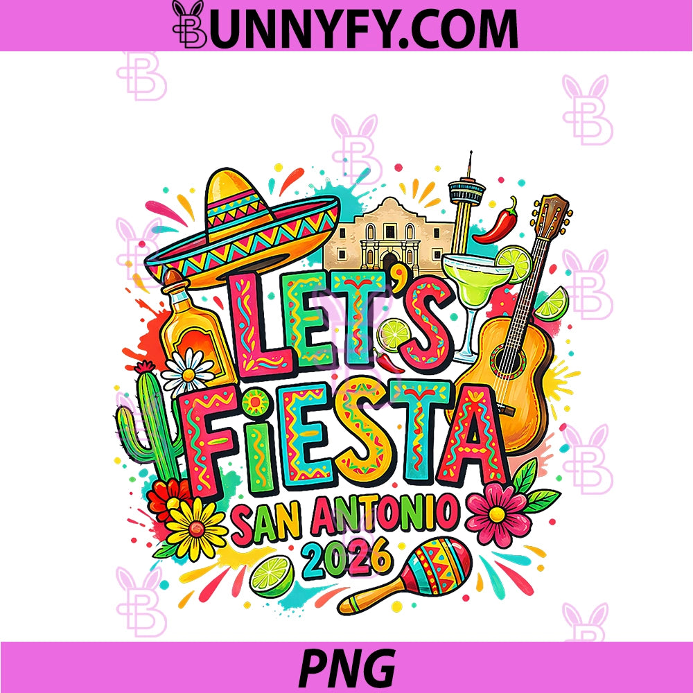 Fiesta Squad San Antonio PNG, Texas Cinco De Mayo Lets Fiesta PNG