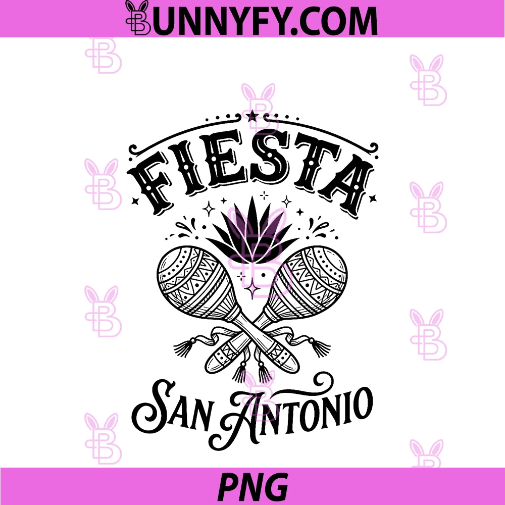 Fiesta Squad San Antonio PNG, Texas Cinco De Mayo Maracas PNG