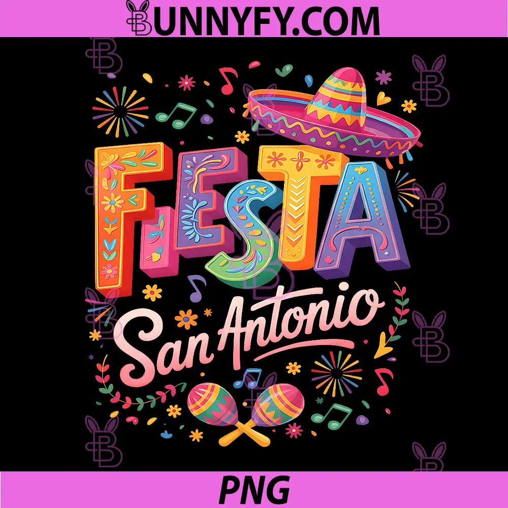 Fiesta Squad San Antonio PNG, Texas Cinco De Mayo Lets Fiesta PNG