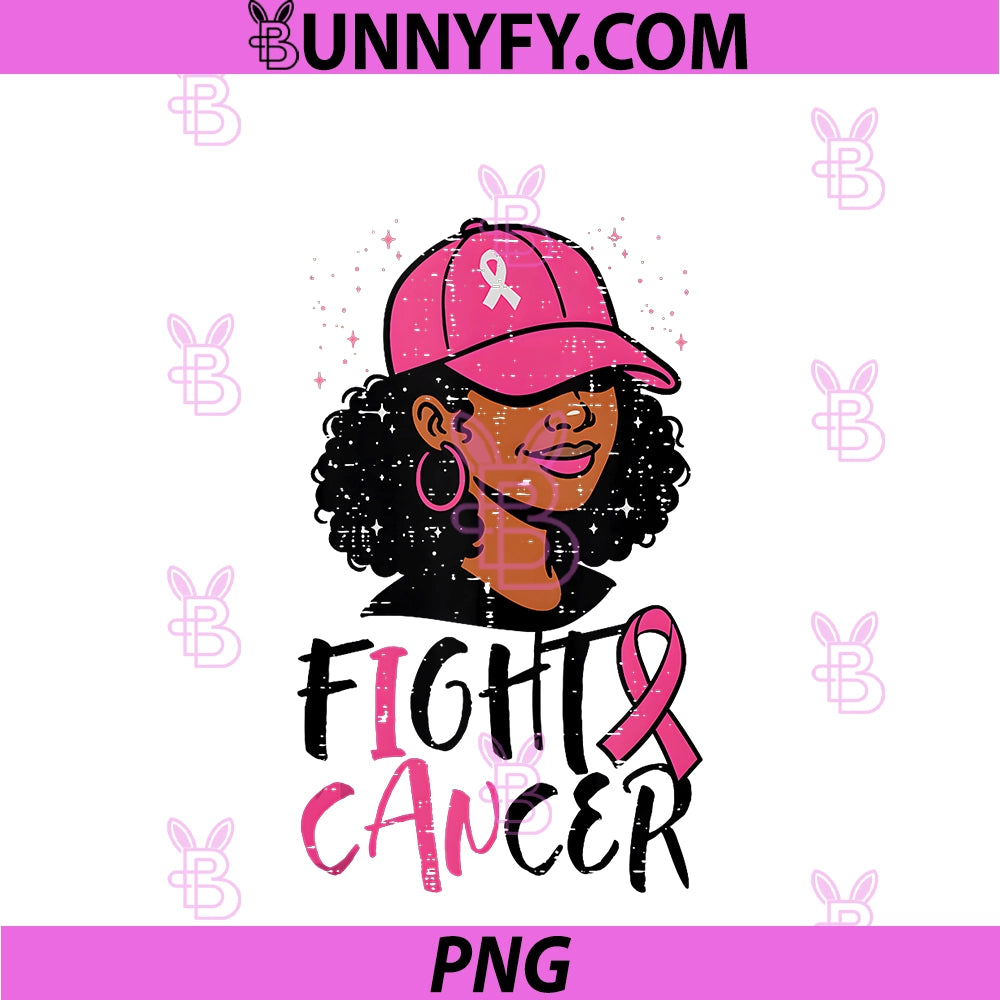 Fight Breast Cancer PNG, Afro Woman Awareness PNG