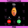 Fih Calling Remind Me PNG, Message Decline Accept Phone Call Fish PNG