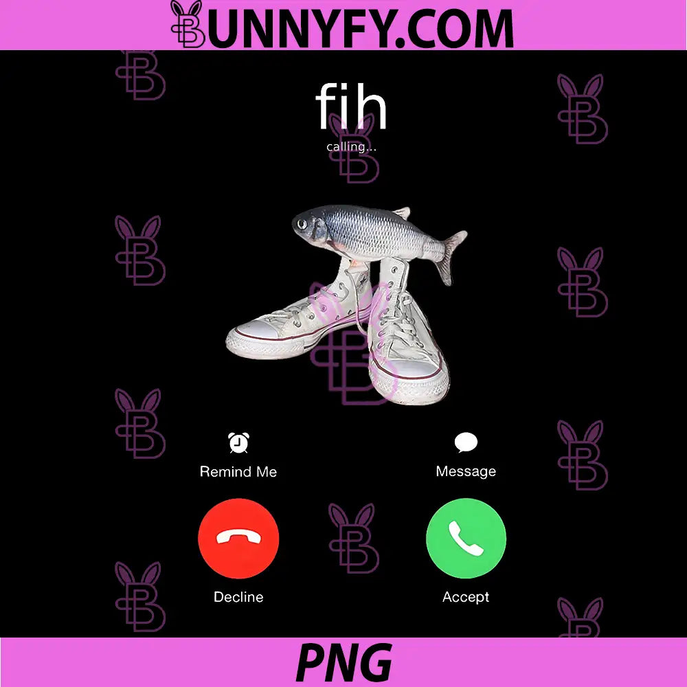Fih Meme PNG, Fish Calling PNG, Misspelled fih is Calling PNG