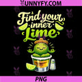 Find Your Inner Lime PNG, Tequila Party Crew Joke Graphic PNG