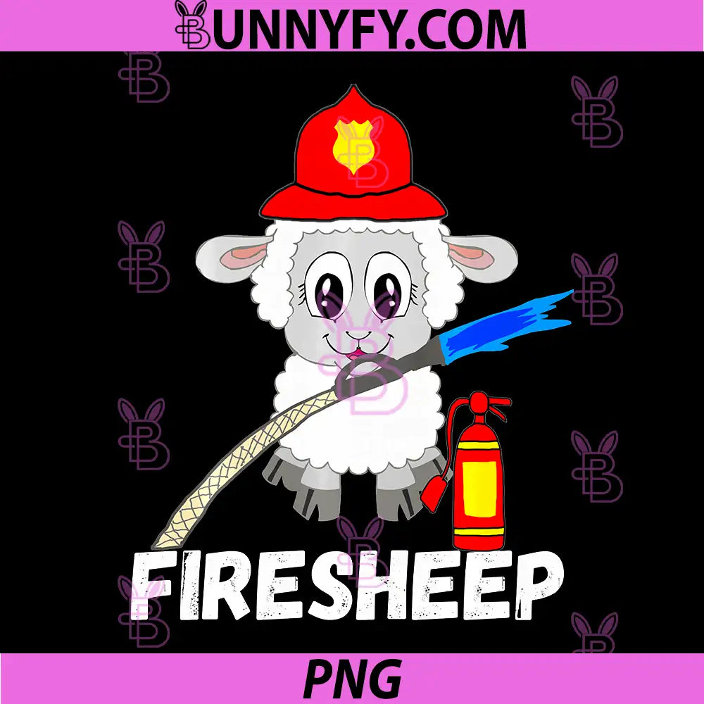 Fire Fighter Sheep PNG, Lamb Cattle Livestock Firefighter PNG