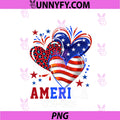 Flag Heart Leopard 1776 2026 PNG, July 4th 250th Birthday PNG