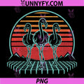 Flamingo Lover Bird PNG, Animal Retro Vintage 80s PNG