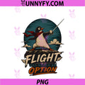 Flight Was Never An Option PNG, Funny Penguin With Knife Fighter PNG