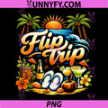 Flip Trip PNG, Permanent Vacation Party Graphic PNG