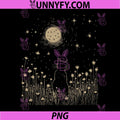 Floral Black Cat Moon PNG, Cottagecore Aesthetic PNG