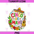 Floral Cinco De Mayo Mexican Party PNG, Family Matching PNG
