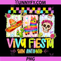 Floral Skull Sombrero Pinata PNG, Viva Fiesta San Antonio Checker PNG