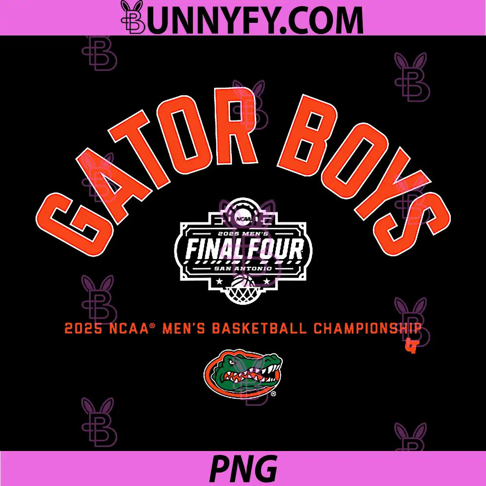 Florida Basketball PNG, Gator Boys Final Four NCAA PNG