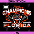 Florida Gators Women's PNG, Lacrosse Big 12 Champs 2025 PNG