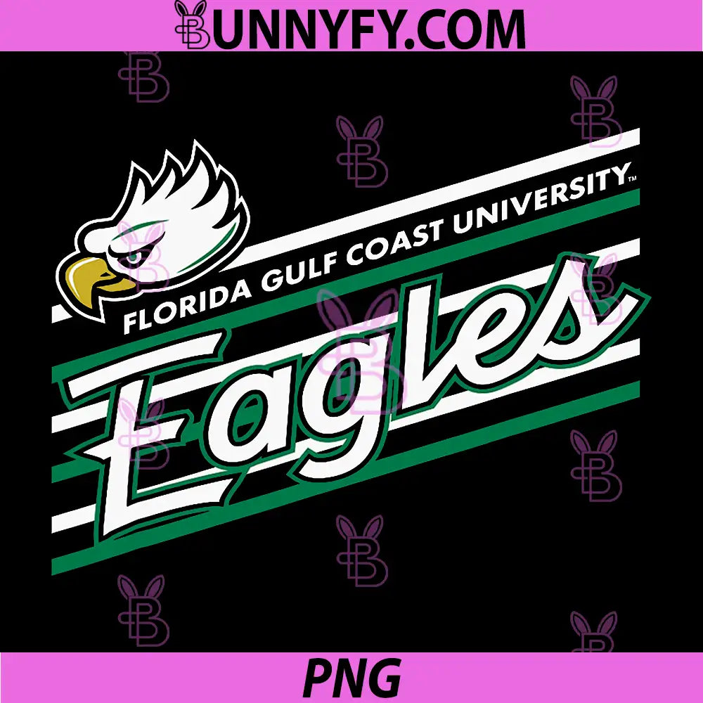 Florida Gulf Coast Eagles PNG, Retro Performer Royal PNG