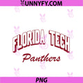 Florida Tech Panthers Retro PNG, Diamond Black PNG