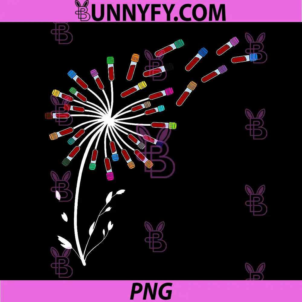 Flower Dandelion Phlebotomy PNG, Technician Phlebotomist Phleb PNG