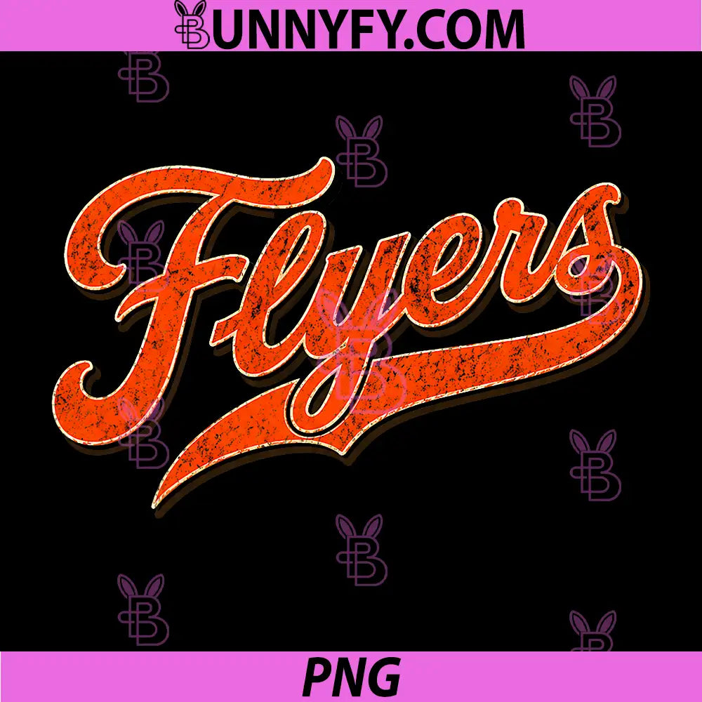 Flyers Retro PNG, Vintage PNG