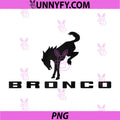 Ford Bronco Minimal Logo PNG, Horizontal Bronco Horse Icon PNG