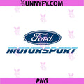 Ford Motorsport Two Color Logo PNG, Classic Ford Racing Emblem PNG