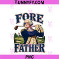 Fore Father PNG, George Washington Golf PNG