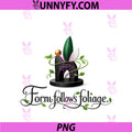 Form Follows Foliage PNG, Plant Parent Cottagecore Art PNG