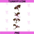 Vertical Dragon Silhouette PNG, Minimal Fantasy Dragon PNG