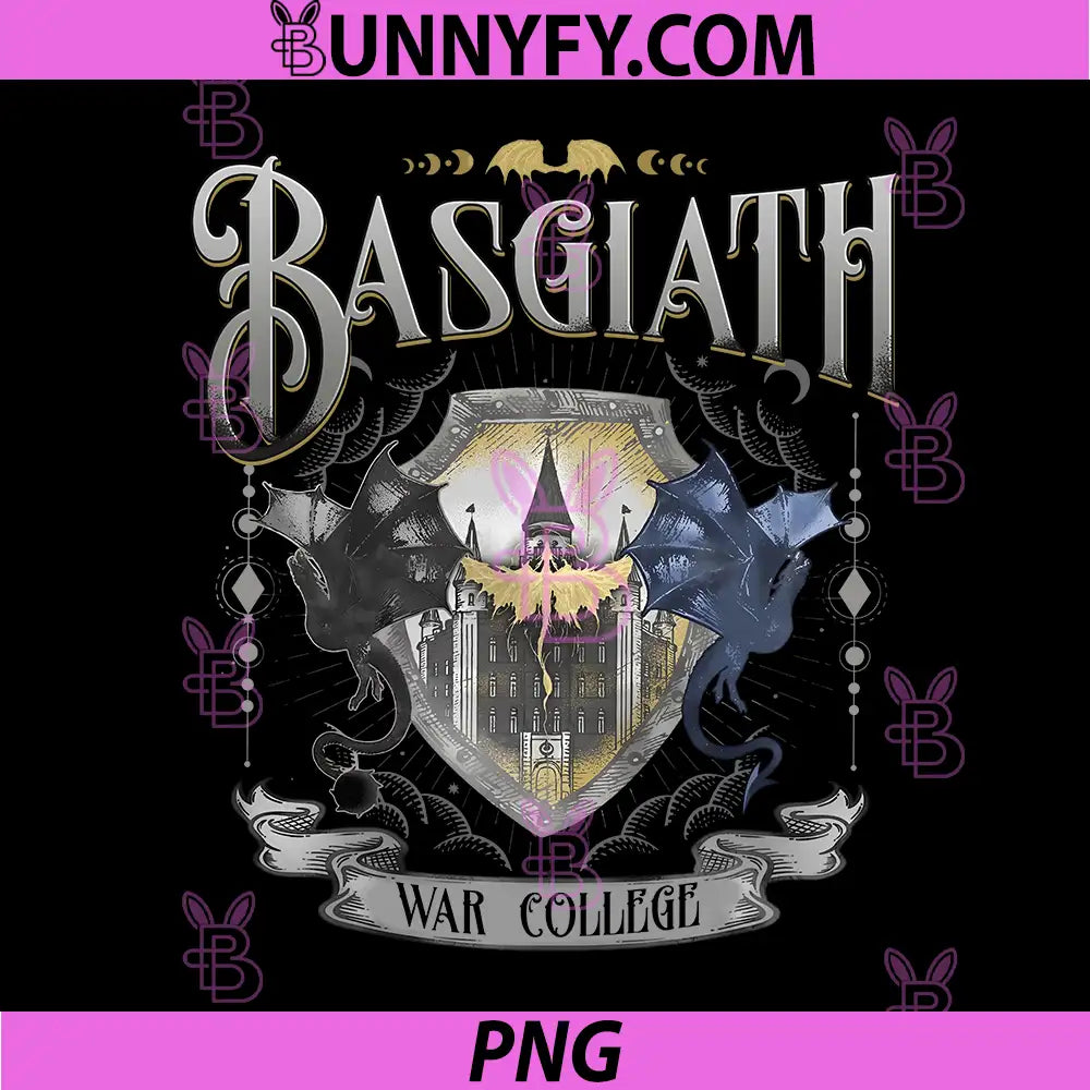 Basgiath War College Crest PNG, Dragon Shield Emblem PNG