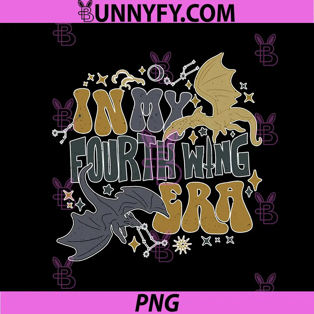 In My Fourth Wing Era Quote PNG, Fantasy Dragon Rider PNG