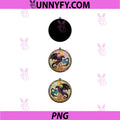 Fourth Wing Dragon Ornament PNG, Tairn And Andarna Suncatcher PNG