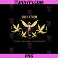 Onyx Storm Brave The Dark Dragon Circle Art PNG, I Will Not Die Today I Will Save Him PNG