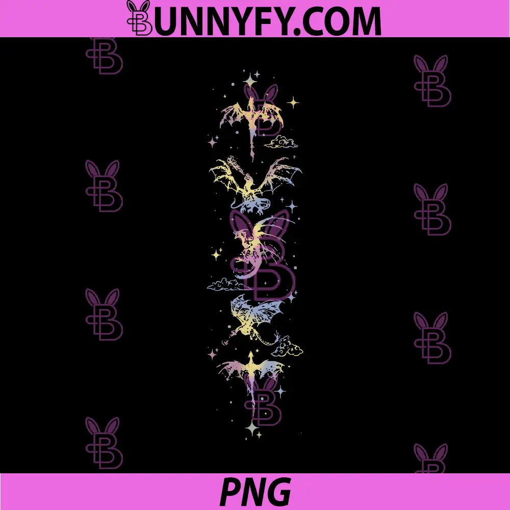 Stacked Celestial Dragons Vertical Fantasy Art PNG, Dragon Rider Ascension Symbol PNG