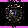 Onyx Storm Brave The Dark Gothic Dragon PNG, Fantasy Quote Art PNG