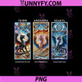 Tairn Andarna Sgaeyl Dragon Art PNG, Stained Glass Bookish Dragons PNG