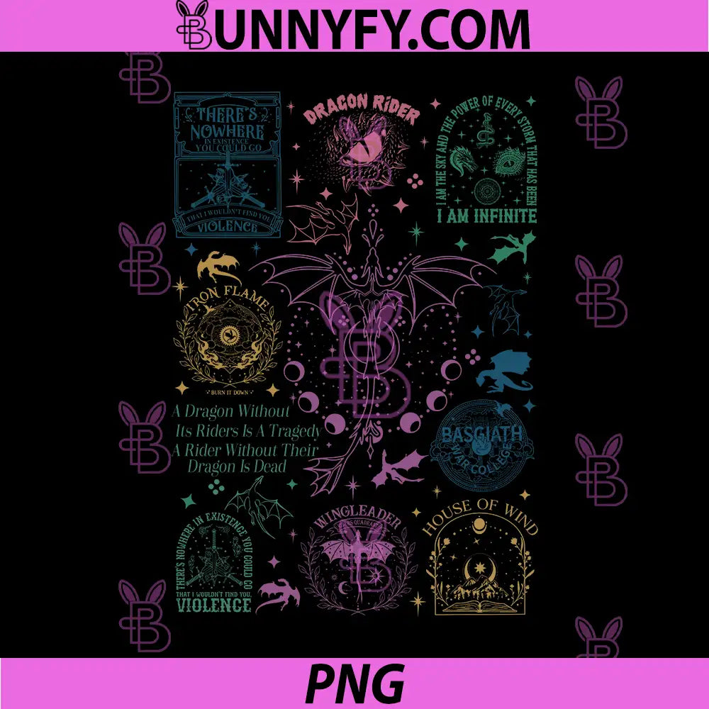 Dragon Rider Quote Fourth Wing PNG, Riders Quadrant Icons PNG