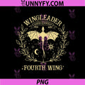 Wing Leader Dragon Crest PNG, Fourth Wing Fantasy Mystic Emblem PNG