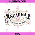 Andarna Dragon Motto Design PNG, We Do Not Eat Our Allies Quote PNG