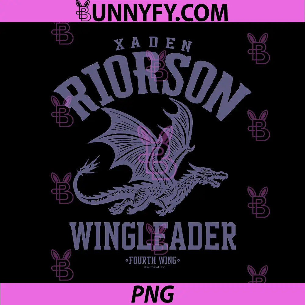 Fourth Wing Xaden PNG, Riorson Wingleader PNG