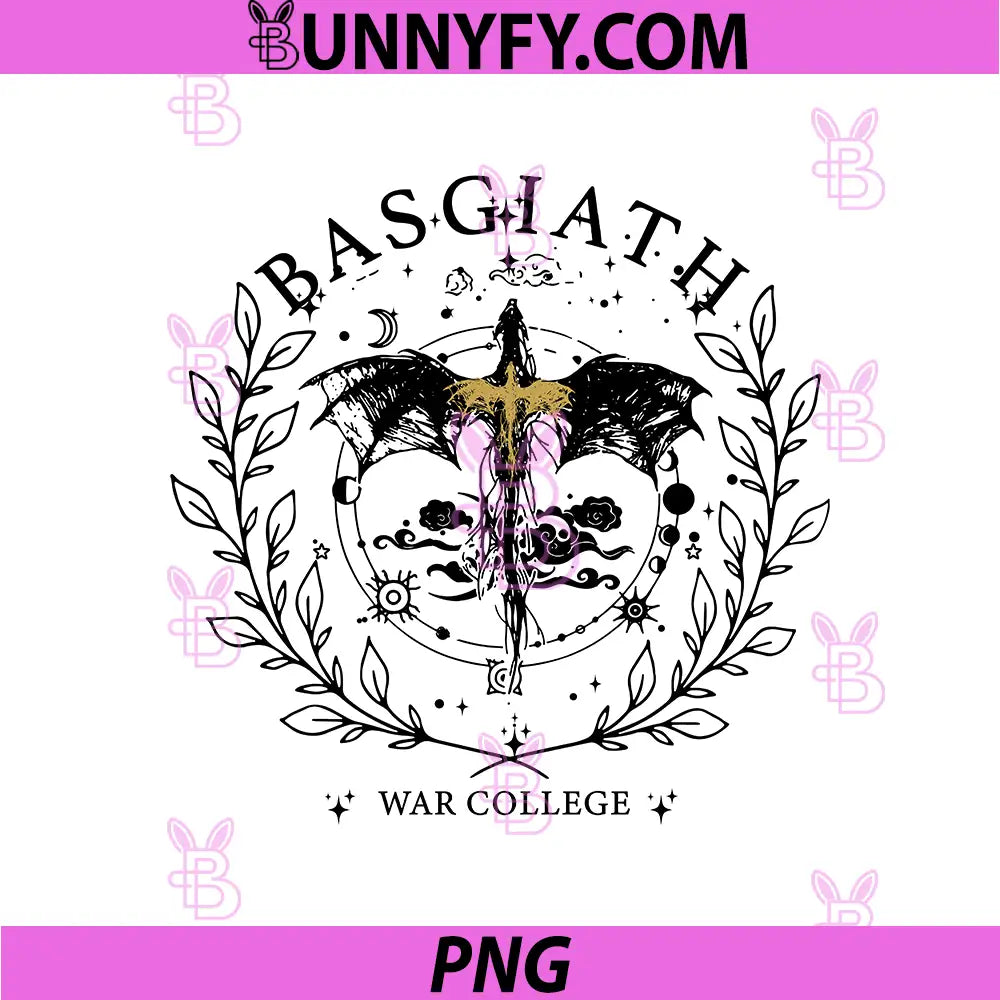 Basgiath War College Winged Dragon PNG, Magical War College Crest PNG