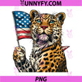 Fourth of July Leopard 4th of July PNG, USA American Flag Performance PNG