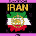 Free Iran Lion and Sun Flag PNG, Persian Heritage Symbol Design PNG