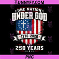 Freedom 250th Anniversary PNG, USA Flag Christian God Patriotic PNG