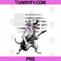 Freedom Cross USA Flag PNG, Funny Labrador Playing Guitar PNG